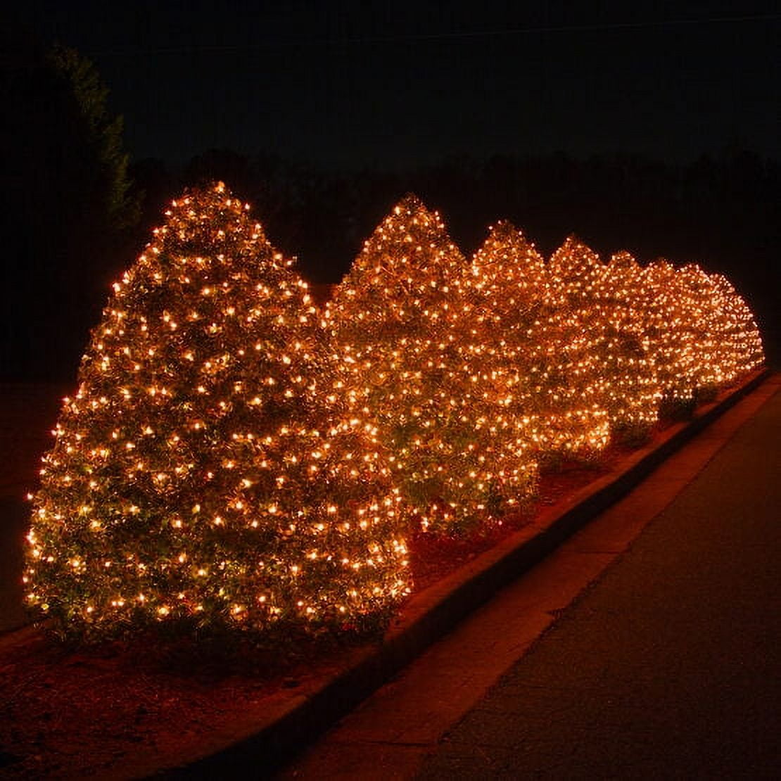 Kringle Traditions 100-Ct Indoor-Outdoor Halloween Orange Mini Lights Set - 50' Green Wire