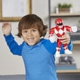 thumbnail image 4 of Playskool Heroes Mega Mighties Power Rangers Red Ranger 10-inch Figure, 4 of 9