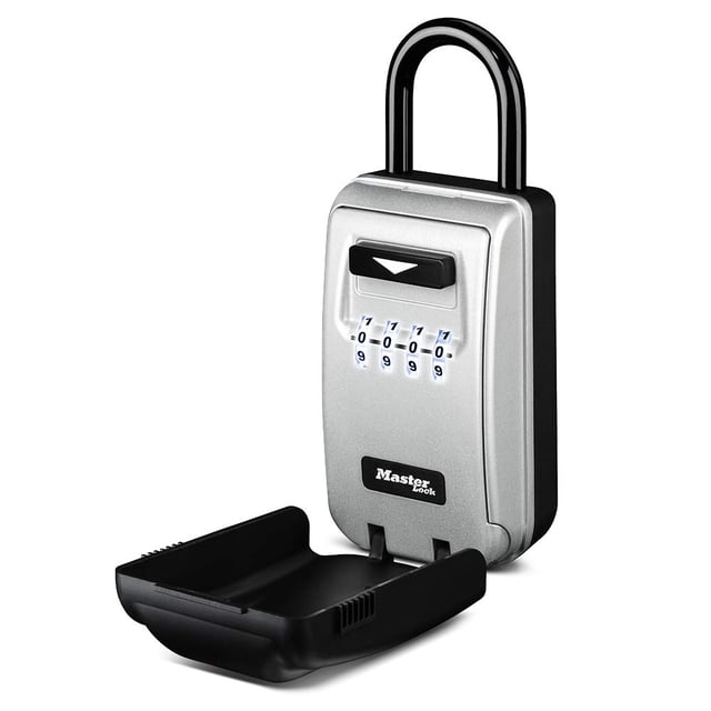 Caja de llaves Master Lock 5424EC negra con capacidad para 6 llaves