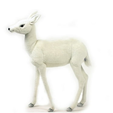 Hansa Plush 32" Standing Bambi Deer Stuffed Animal - Realistic, Handcrafted, Large Cuddly Toy