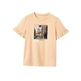 thumbnail image 3 of Camiseta para mujer, ropa de calle, camiseta clásica con cuello redondo para desplazamientos con mochila XL, 3 of 7
