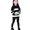 Black, variant on Black Leggings for Girls Faux Leather Pants Baby Girls Dance Yoga Athletic Stretchy Leggings Fall Winter Casual Cool Outfits