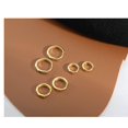 thumbnail image 5 of S925 plata apertura oreja hebilla pendiente temperamento femenino Corea del Sur pendientes moda femenina oreja hueso perno oreja hueso anillo, 5 of 5
