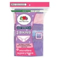 thumbnail image 3 of Bikini Fruit of the Loom para Niña Mcrofibra Multicolor 3 Piezas Talla 14, 3 of 4