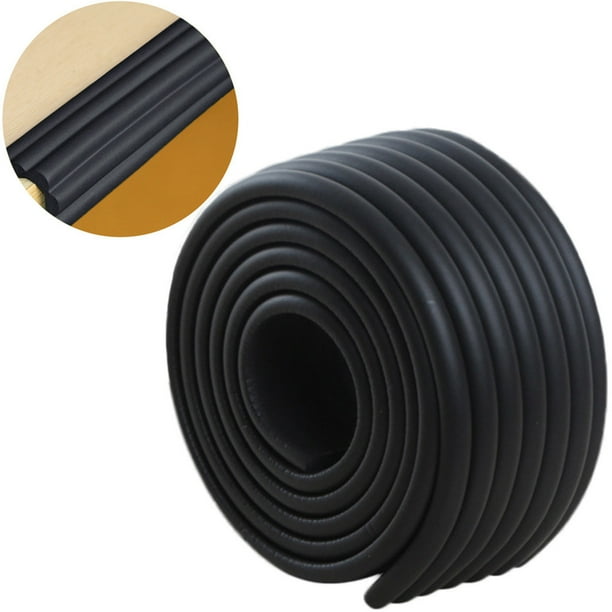 Protectores de esquinas a prueba de bebés - Protector de bordes de seguridad de 2 m con cinta adhesiva para muebles, acolchado de 80 x 8 mm, 1 juego