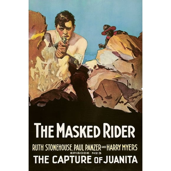 Vintage Westerns: Masked Rider - The Capture of Juanita Poster Print by Unknown Unknown (24 x 36)