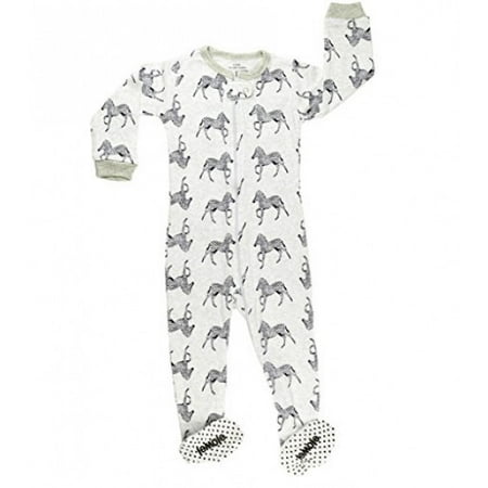 

Elowel Boys Footed Zebra Pajama Sleeper 100% cotton (size 6M-5Years)