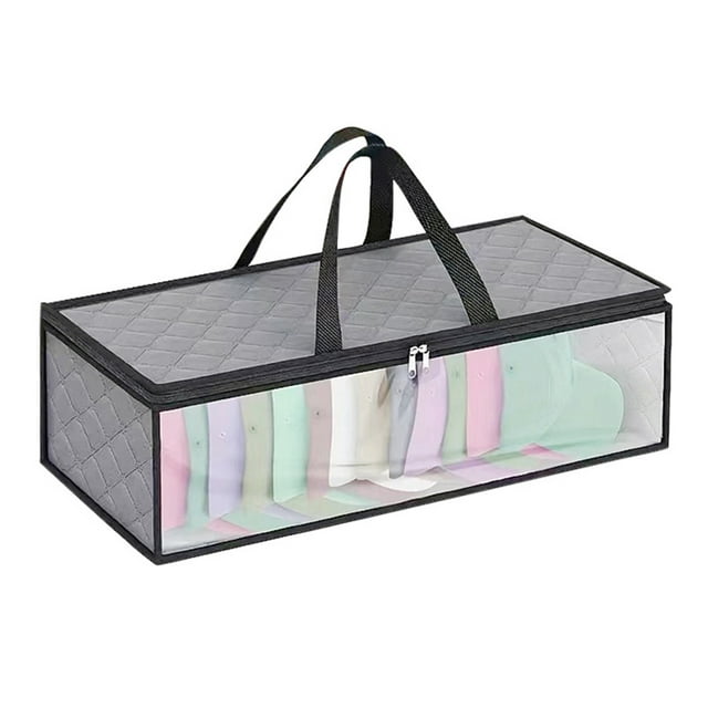 Bolsa de almacenamiento Cateissary organizadores de armario gris