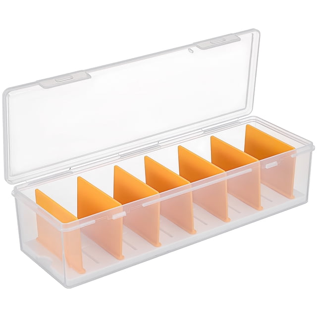 SHISUYAN Card Organizer Box With Dividers Playing Card Case Trading Card Organizer Playing Card Storage Sports Card Storage With Lid