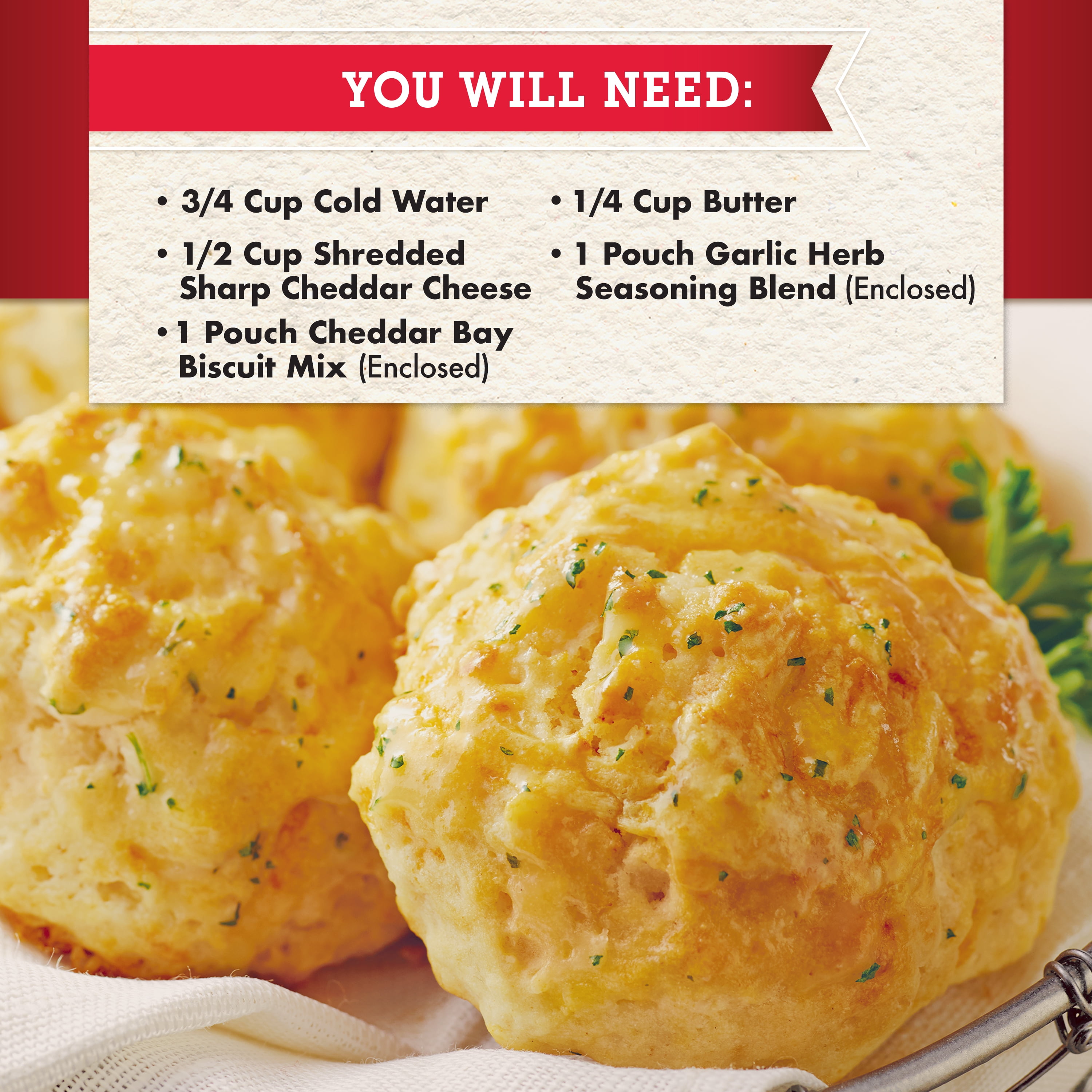 Red Lobster Cheddar Bay Biscuit Mix 4 pk./2 lbs. Makes 40 biscuits