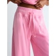 thumbnail image 4 of Scoop Women's Pleated Wide-Leg Sweatpants, 29'' Inseam, Sizes XS-XXL, 4 of 5