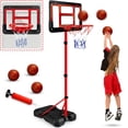 thumbnail image 1 of Canasta de baloncesto GMAOPHY Kids, altura ajustable de 1,1 a 1,9 m, con 3 pelotas, 1 of 7
