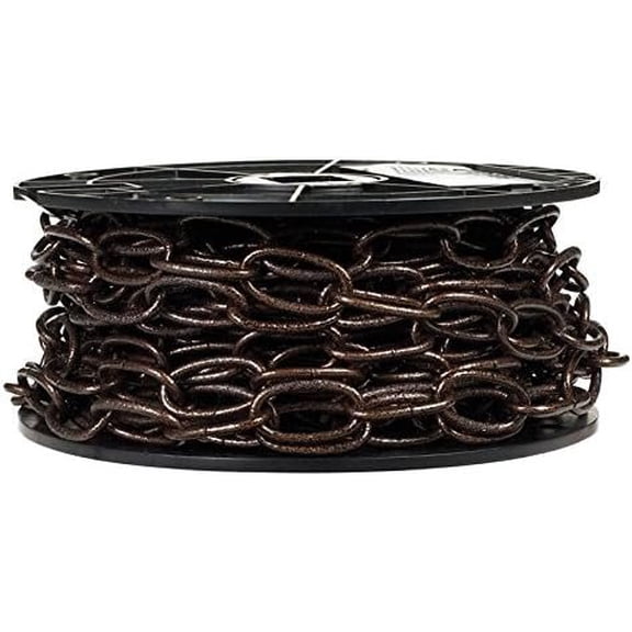 Campbell Chain 10 Antique Copper Steel Decorative Chain 0.14 in. Dia. 1.21 in. - Total Qty: 1