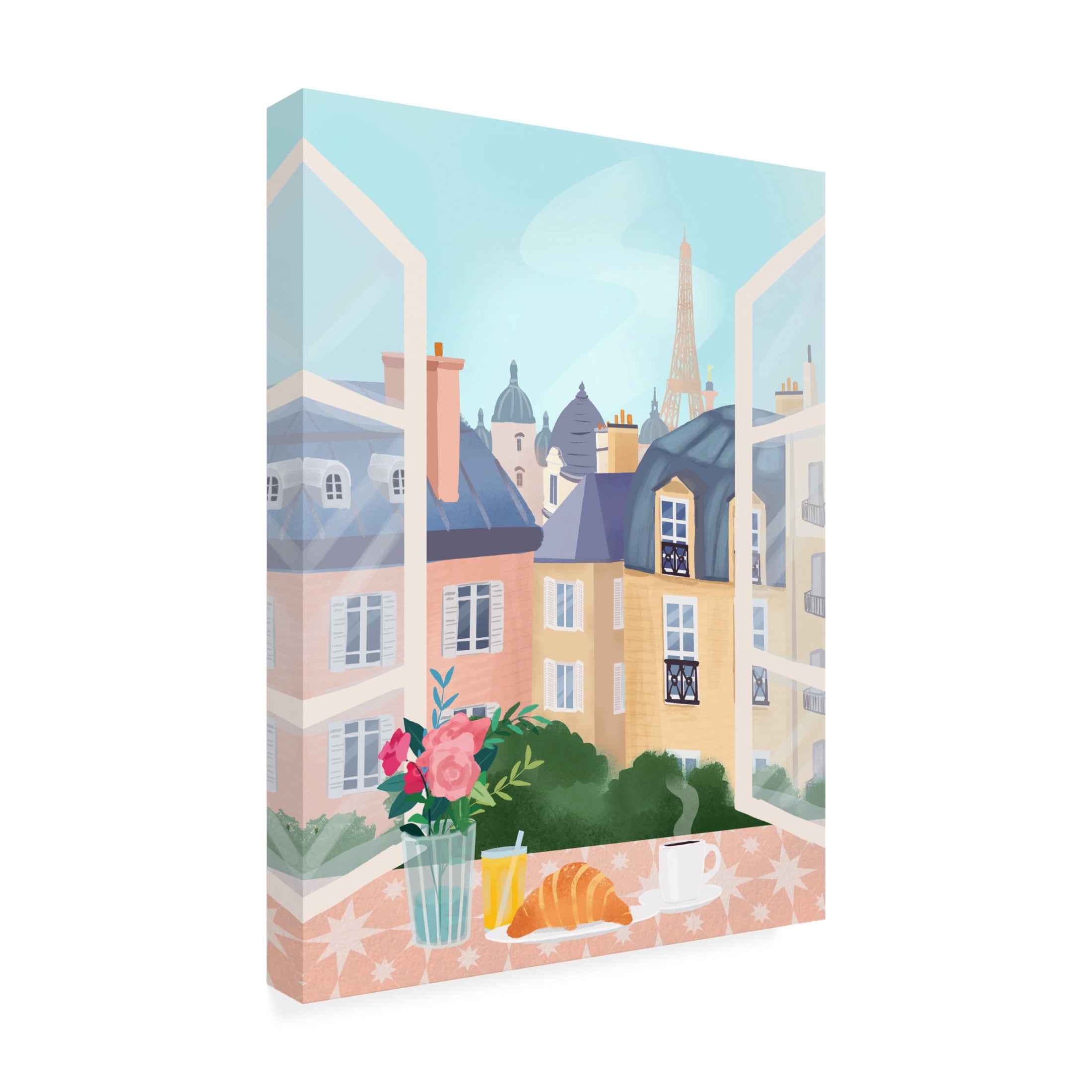 Trademark Fine Art Petra Lizde  Paris Canvas Wall Art