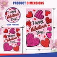 thumbnail image 4 of Super Tough Garden Flag 12 x 18 Inch - Valentine Hearts | Durable Oxford Polyester | Vivid Colors | Single-Sided Design | Fade-Resistant | Perfect for Outdoor & Indoor Display | Holiday Decor, 4 of 7