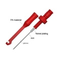 thumbnail image 5 of RANMEI Safety Insulation Piercing Clips 2Pcs For Circuit Diagnostic Tools Red Black, 5 of 9