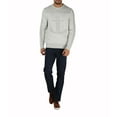 thumbnail image 5 of Nautica Mens Intarsia Anchor Pullover Sweater, Grey, Large, 5 of 6