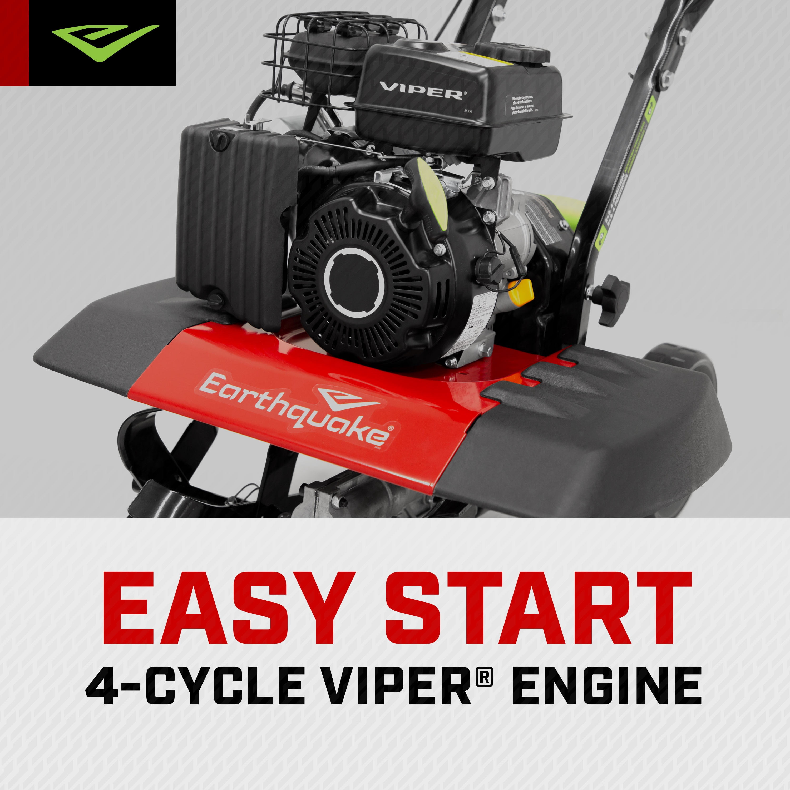 Earthquake Versa Front Tine Tiller, 99cc 4-Cycle Viper Engine