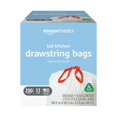 thumbnail image 1 of Bolsas de basura Amazon Basics, 13 galones, 200 unidades, paquete de 1, 1 of 1
