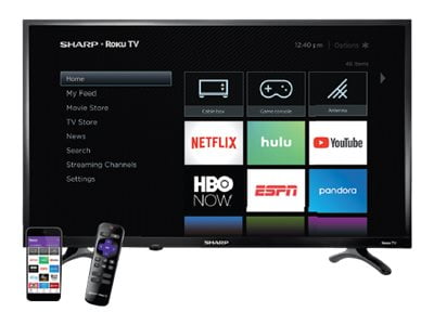 sharp roku tv bluetooth speaker