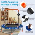 thumbnail image 6 of Airfind 36 Inch Mini Trampoline for Kids with LED Lights, Bluetooth, 6 of 10