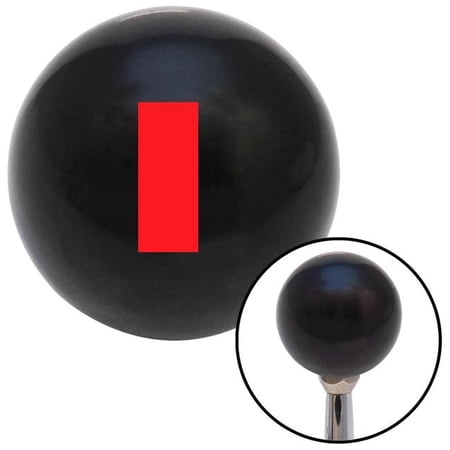 American Shifter Red Ensign Rank Black Shift Knob with M16 x 1.5 Insert Shifter Auto Manual Custom