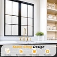 thumbnail image 5 of Pigo Window Privacy Film, Non-Adhesive Frosted Glass Window Film for Bathroom, Static Cling Heat Blocking Stickers for Home Indoor Opaque Frosting Coverings House Tint, 35.4" x 78.7", 5 of 10
