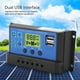 thumbnail image 4 of Pantalla Lcd Gestión De Carga PWM De 3 Etapas Completa Controlador De Carga Solar Parámetros De Carga Y Descarga Regulador USB Dual Ajustable, 4 of 7