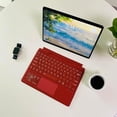 thumbnail image 6 of Detachable Type Cover for Microsoft Surface Pro Copilot+ (11th Edition)/Pro 11/10/9/8/X,13",Keyboard with Touchpad & Pen Holder,Poppy Red, 6 of 7