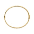 thumbnail image 2 of 10K Yellow Gold Twisted Polished Bracelet Bangle, 2 of 4