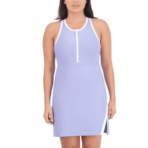 SAGE Womens' Active Dress with Shorts (Blue, XXL)
