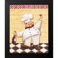 thumbnail image 2 of Brissonnet, Daphne 15x18 Black Modern Framed Museum Art Print Titled - Le Chef et le Vin, 2 of 5