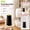 White, variant on Large Capacity Thread Spool Stand for Sewing Machine, Universal Sewing Thread Holder with Spool Bracket, Vertical Cone Thread Holder Organizer Large Thread Cones, Household Sewing Machine Accessories