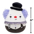 thumbnail image 2 of Squishmallows Original 5-Inch Halloween 4-Pack – Gabin Pumpkin Axolotl, Fitzy Goblin Holding Latte, Malcolm Bat Mushroom, Ms. K Purple Clown – Official Jazwares Plush (Little), 2 of 5