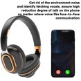 thumbnail image 3 of Kripyery H7 Bluetooth-compatible Headphone Over Ear Deep Bass Foldable Noise Reduction Stereo Sound Wireless Headset Gaming Wear, 3 of 8