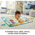 thumbnail image 3 of Fisher-Price Dive Right in Activity Mat, Baby Playmat with Toys, 3 of 7