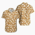 thumbnail image 3 of TIMIFIS Mens Hawaiian Short Sleeve Shirt Suits Flower Print Suits Tropical 2PC Sets Button Down Shirts And Shorts OutfitFall s, 3 of 5