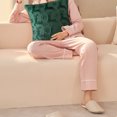 thumbnail image 4 of HongHeng Christmas Pillow Covers 17" x 17", Soft Plush Faux Fur with 3D Embroidery Reindeer Design for Home Christmas Decor Sofa, Couch, Party, Skin-Friendly, 4 of 6
