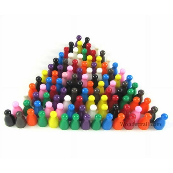 KOP04240 Halma Pawns Game Accessories Assorted Colors Pack of 100 Pawns Koplow Games