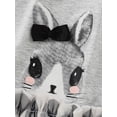 thumbnail image 4 of WIBACKER Little Girls Cotton Jersey Tutu Dress Kitty Cartoon Dress Fall Long Sleeved Dresses 2T-7Y, 4 of 7