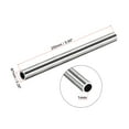 thumbnail image 2 of Tubo recto sin costura de acero inoxidable 304 Uxcell de 7 mm x 1 mm x 250 mm, 2 of 5