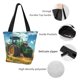 thumbnail image 4 of Disketp Green Tractor Field for Women’s Casual Shoulder Tote Bag Cross-body Handbags for Shopping, Travel and Daily Use, 4 of 6
