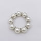thumbnail image 4 of 12 Pcs Pearls Napkin Ring Napkins Holders Table Decoration For Party Wedding Kitchen Dining Room Family Dinner Table Decor, 4 of 10