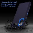 thumbnail image 7 of Entronix Shockproof Back Cover Cell Phone Case for Samsung Galaxy S20 Plus, Black, 7 of 7