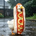thumbnail image 5 of Liamobondopolis Porch Goose Outfits 23 Inch Plush Hot Dog Costume for Summer Cookout Front Porch and Yard Decor, 5 of 5