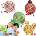 thumbnail image 2 of A Wooden Magnetic Maze Game For Children Intellectual Board Animal Theme Learning Toy, 2 of 3