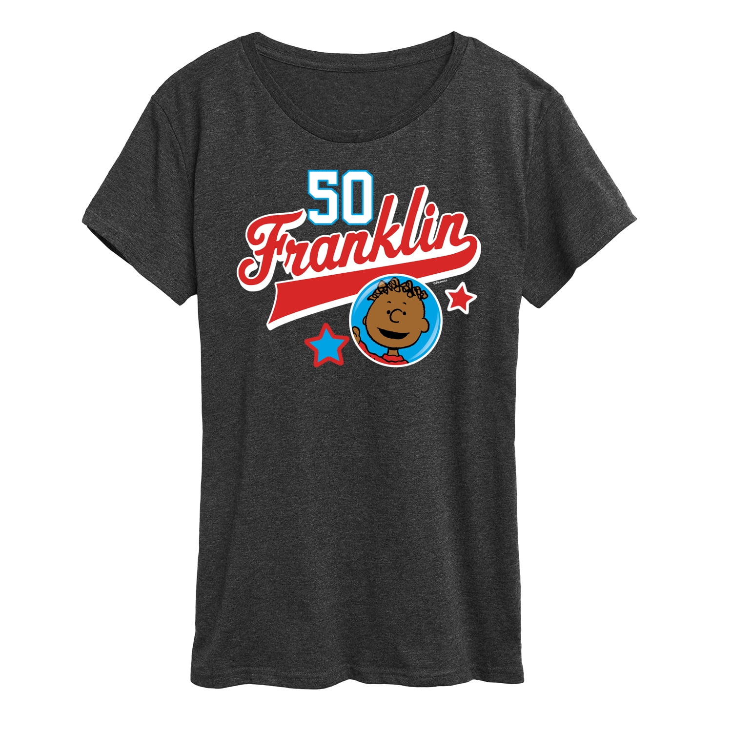 Peanuts - Franklin Athletic 50 - Women's Short Sleeve Graphic T-Shirt ...