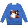 thumbnail image 4 of Chandail de Mode pour Filles, Halloween, Mignon, Imprimé, Col Rond, Manches Longues, Sans Capuche, Haut Décontracté pour Enfants, 4 of 4