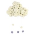 thumbnail image 2 of Gwong Decoración hogareña Coral Velvet Ball Colgando Nube Pompom FOTFS BUBLE BABY Decor Gwong 21042766, 2 of 7