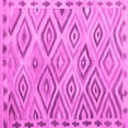 thumbnail image 1 of Ahgly Company Indoor Square Southwestern Pink Country Area Rugs, 4' Square, 1 of 4